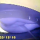 In this voyeur clip,, a camera installed inside of a portable chemical toilet records a woman pissing and taking a shit.